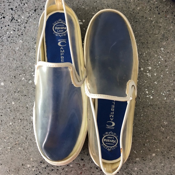 **JEFFREY CAMPBELL CLEAR SLIP-ONS** - Picture 3 of 7